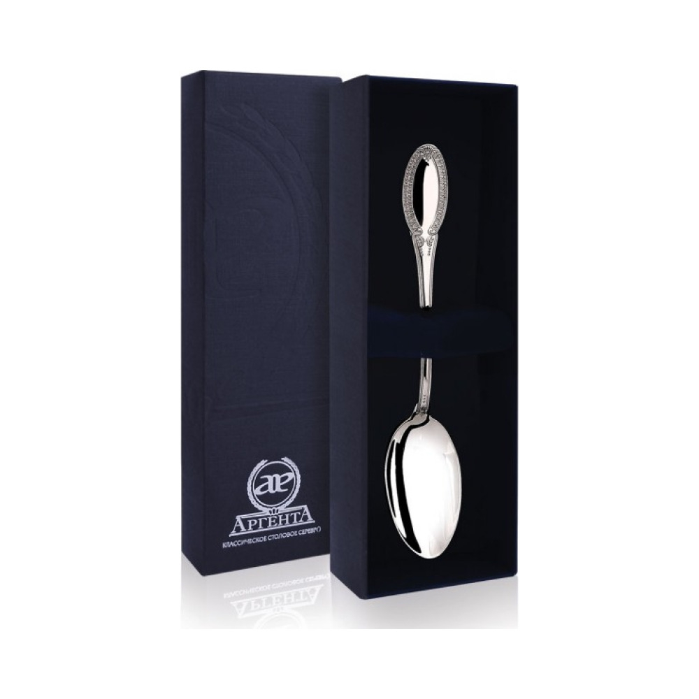 Серебряная чайная ложка «Император»