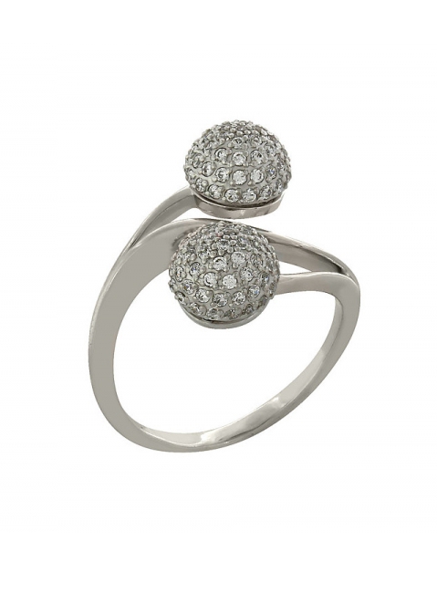 Золотое кольцо с фианитом № 84638