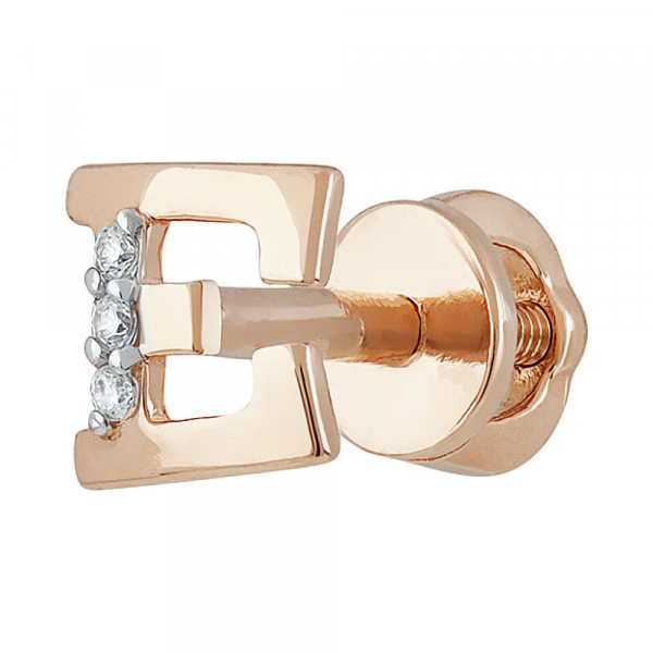 Пуссет с фианитом № 137050