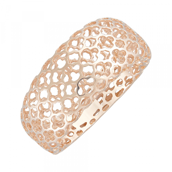 Золотое кольцо без камня № 124724