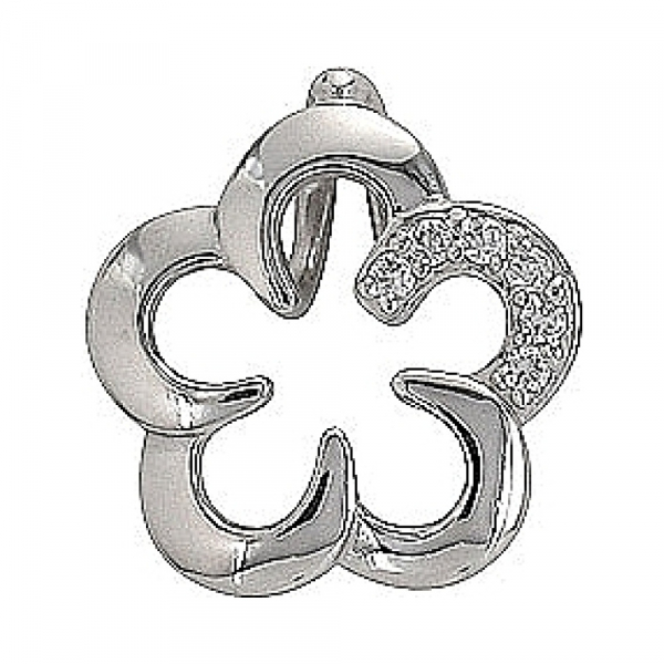 Золотая подвеска с фианитом № 73270