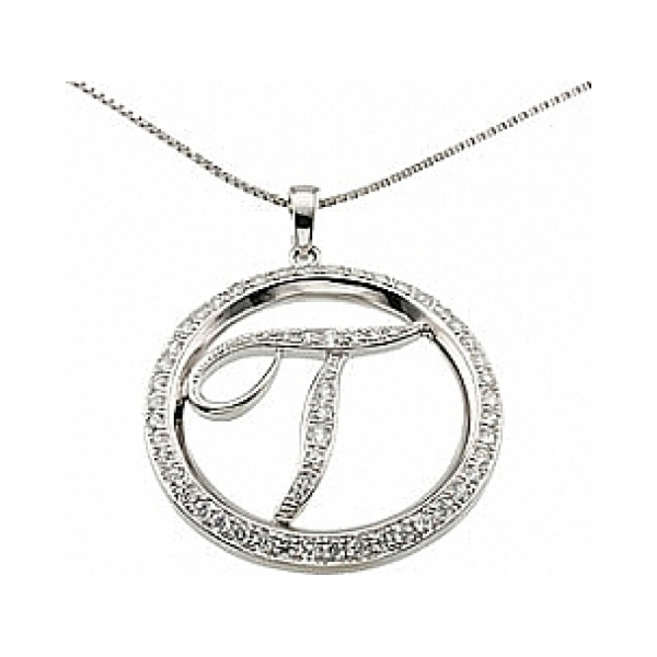 Серебряное колье с фианитами № 34348