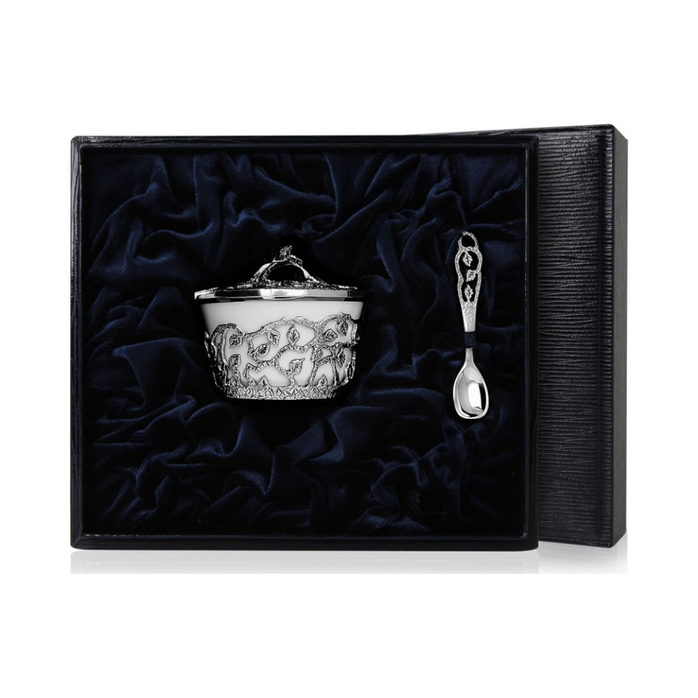 Серебряная солонка «Листопад»