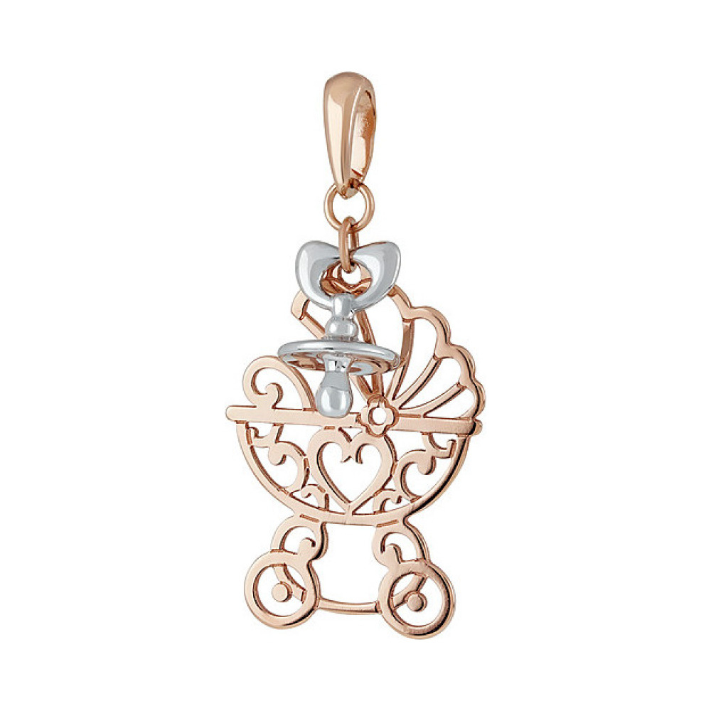 Золотая подвеска без камня № 137936