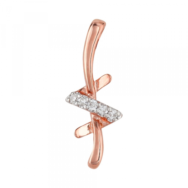 Золотая подвеска с бриллиантами № 98099