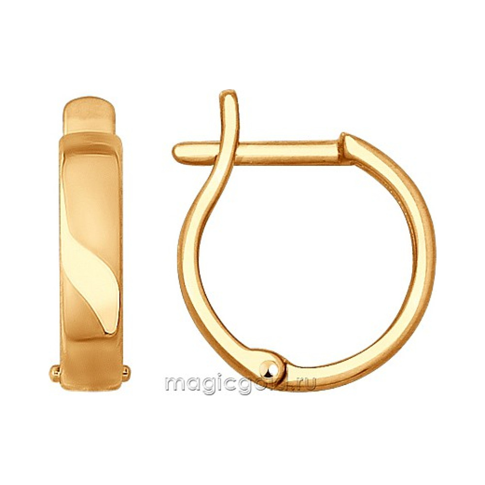 Золотые серьги  б\к № 165871