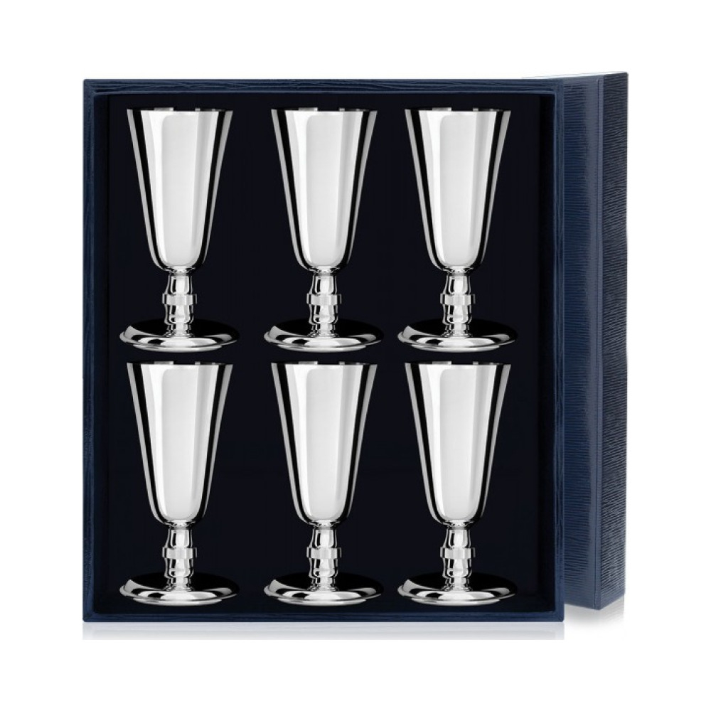 Набор серебряных рюмок №4 из 6 предметов