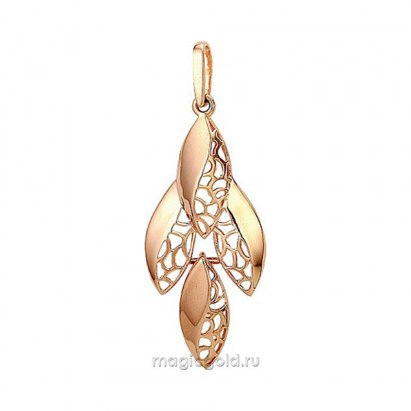 Золотая подвеска без камня № 173830
