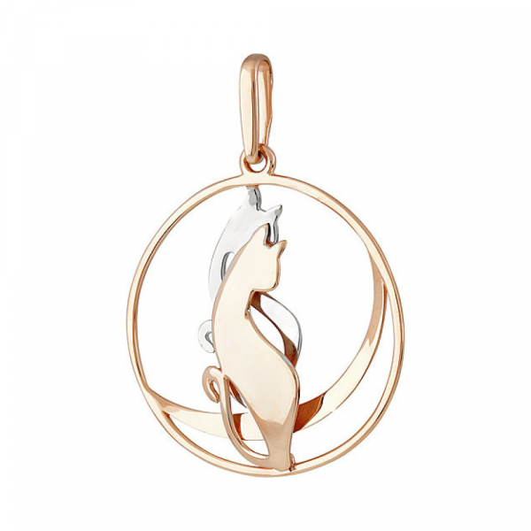 Золотая подвеска без камня № 137011