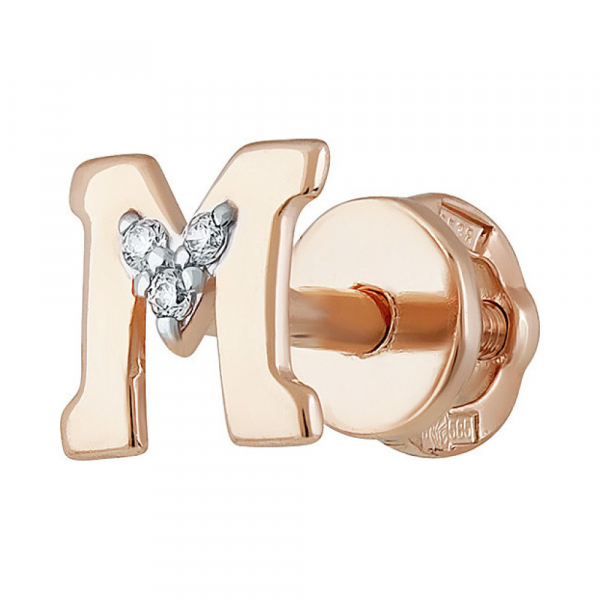 Пуссет с фианитом № 137159