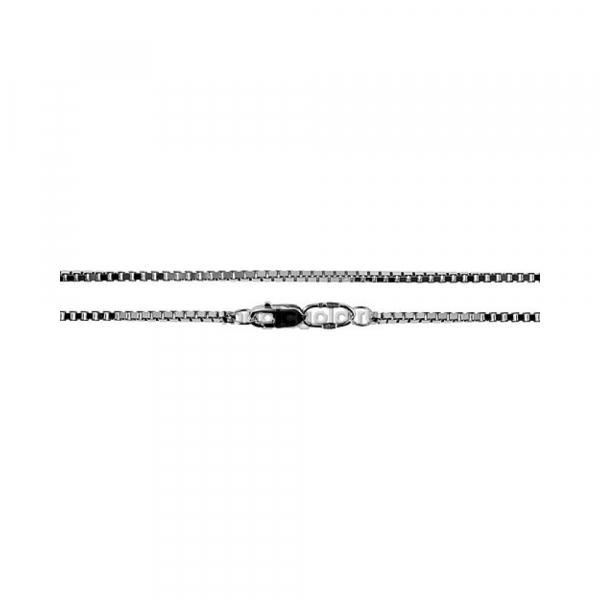 Серебряная цепь родированная № 142536