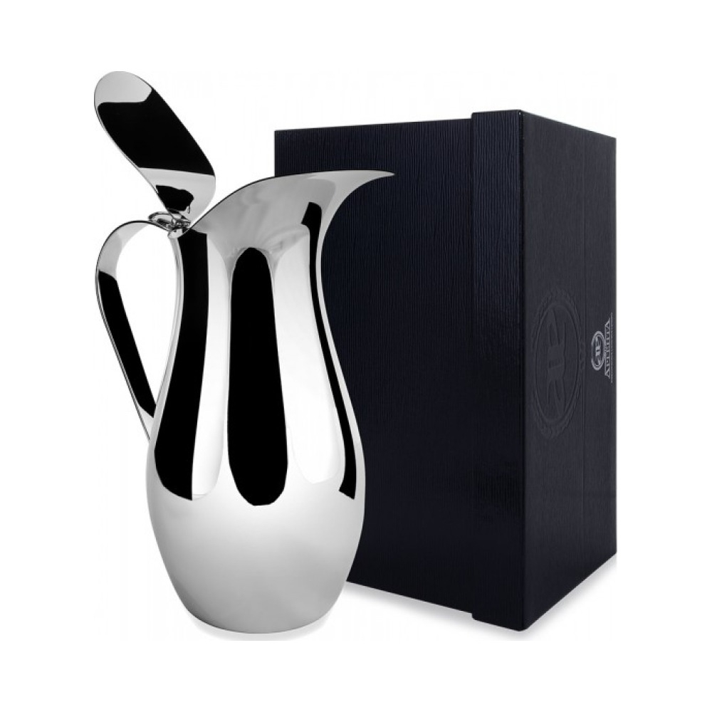 Серебряный кувшин «Гладкий» с крышкой