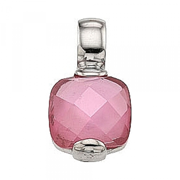 Серебряная подвеска с фианитом № 34162