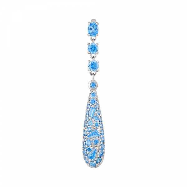 Серебряная подвеска с фианитами № 127708