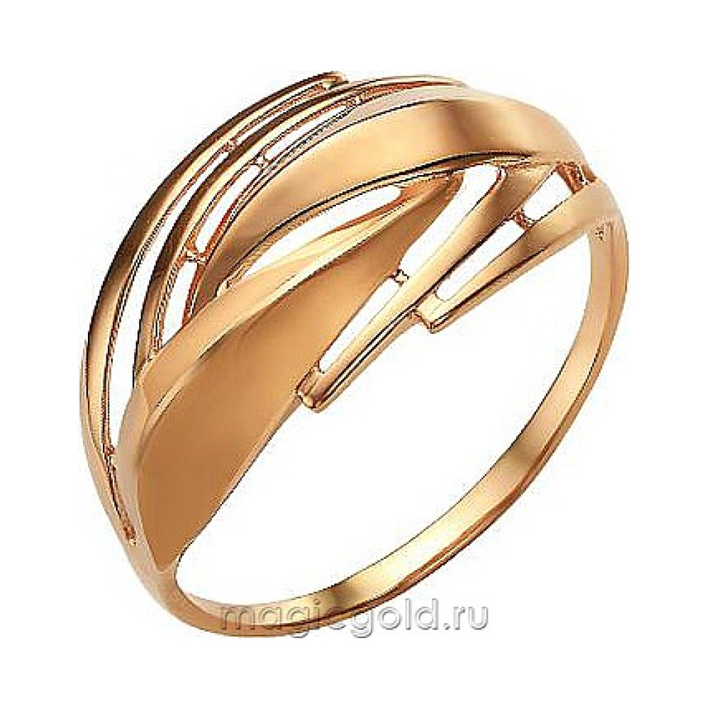 Золотое кольцо без камня № 173150