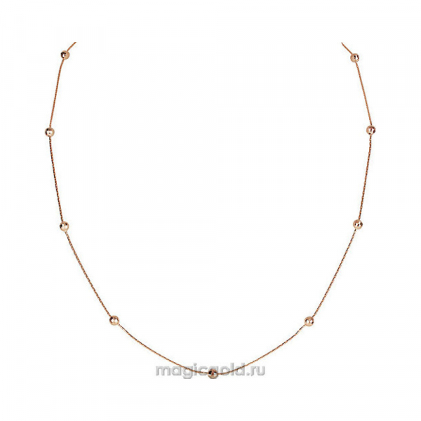 Золотое колье без камня № 162424