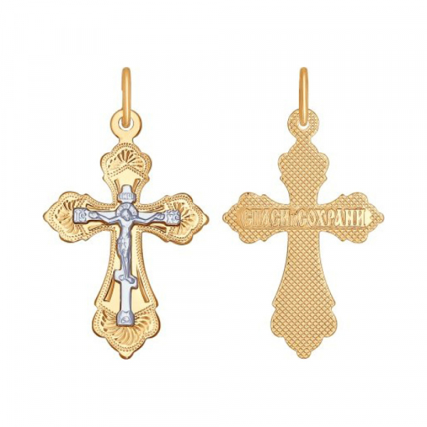 Крест штамп. с нак. б/з № 156571