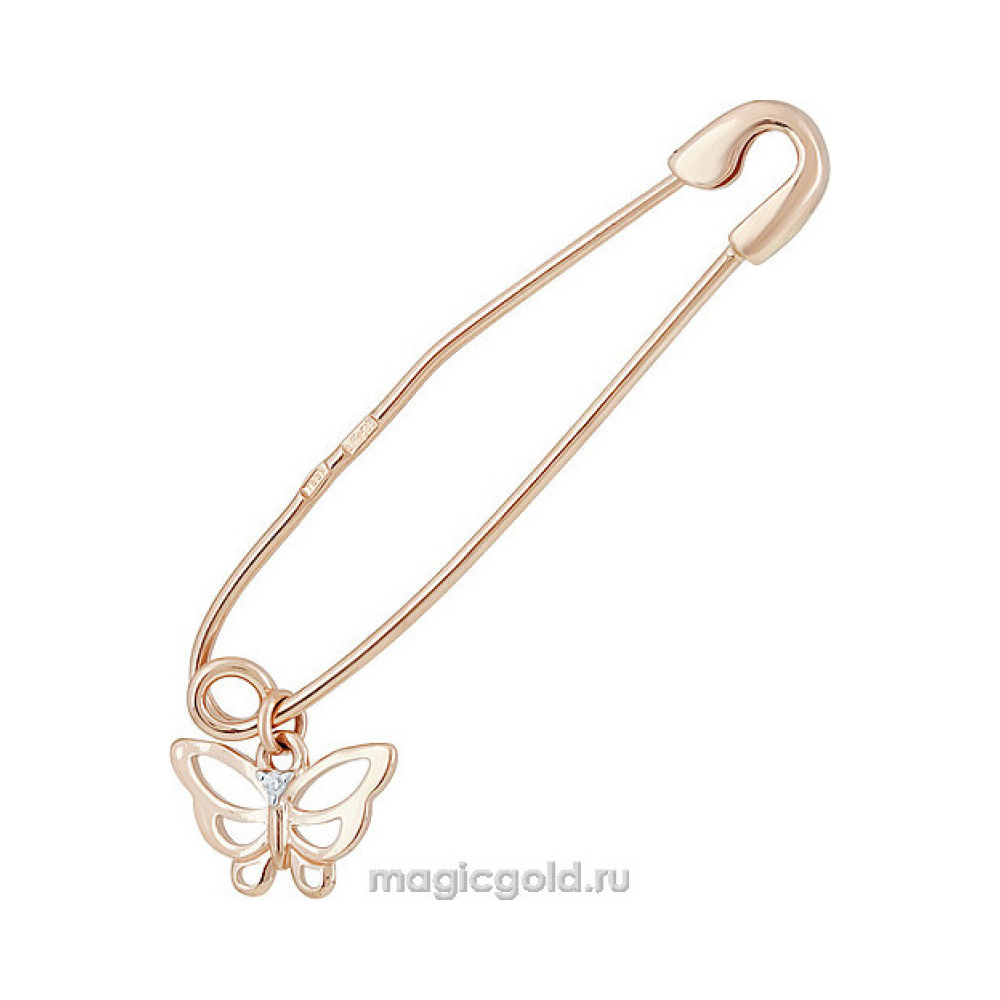 Булавка с фианитом № 141921