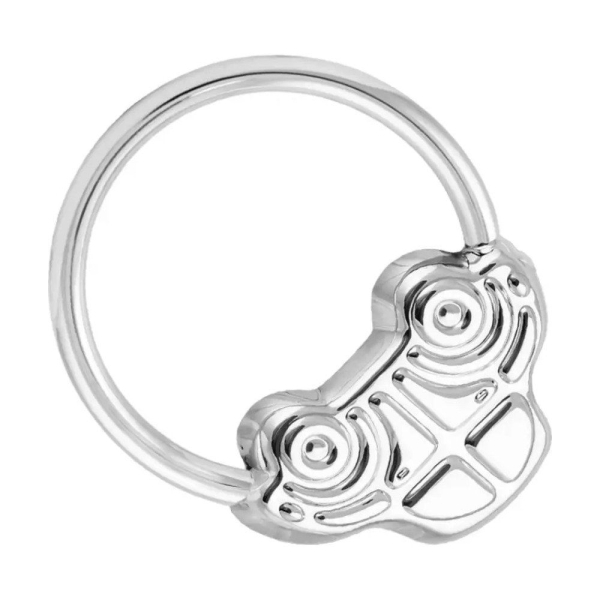 Погремушка Машинка на кольце Ag 925º