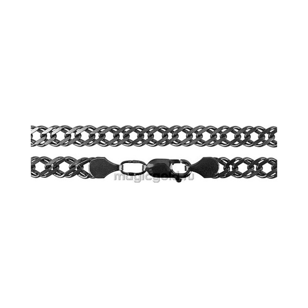 Серебряная цепь чернённая № 141194