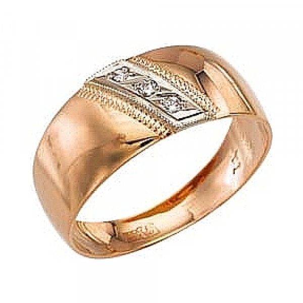  Свадебные кольца с фианитом № 6009