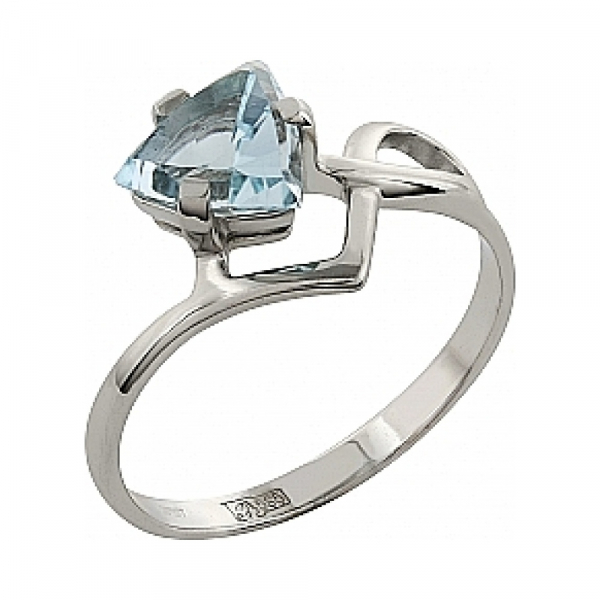 Золотое кольцо с топазом № 26905