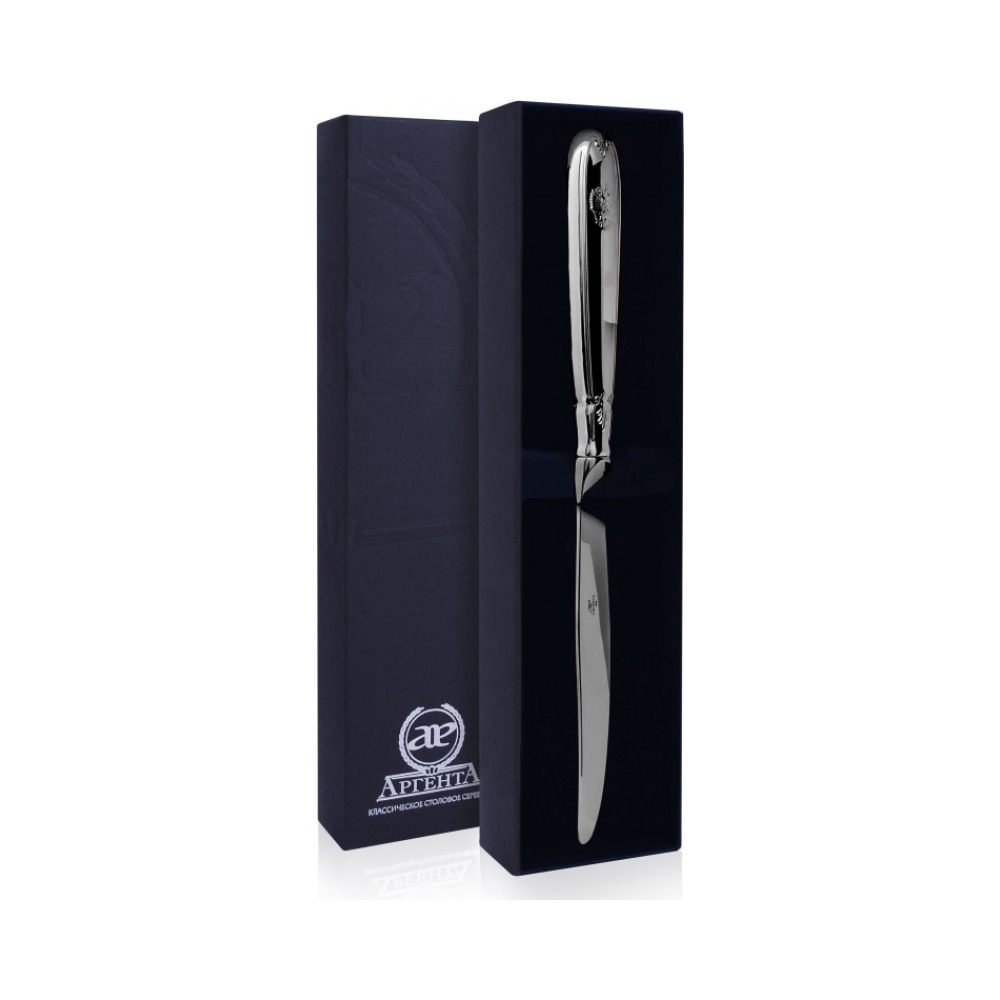 Нож столовый «Единство», Серебро 925 пробы