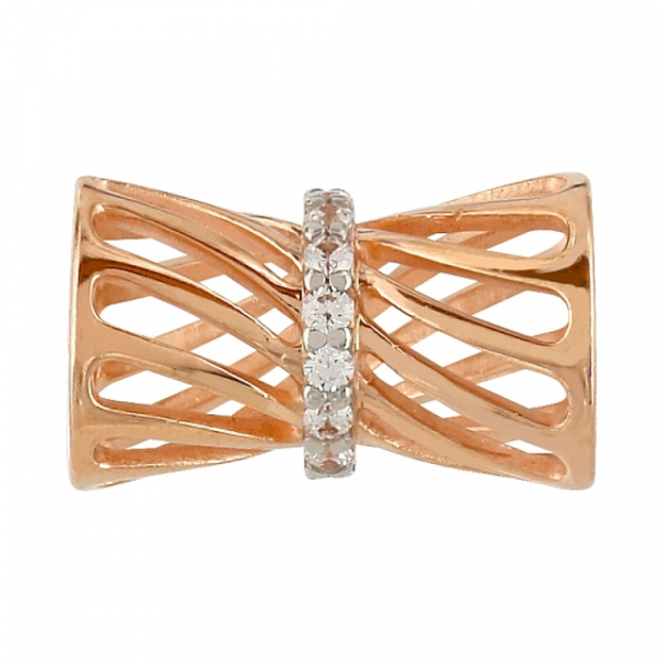 Золотая подвеска с фианитами № 107622