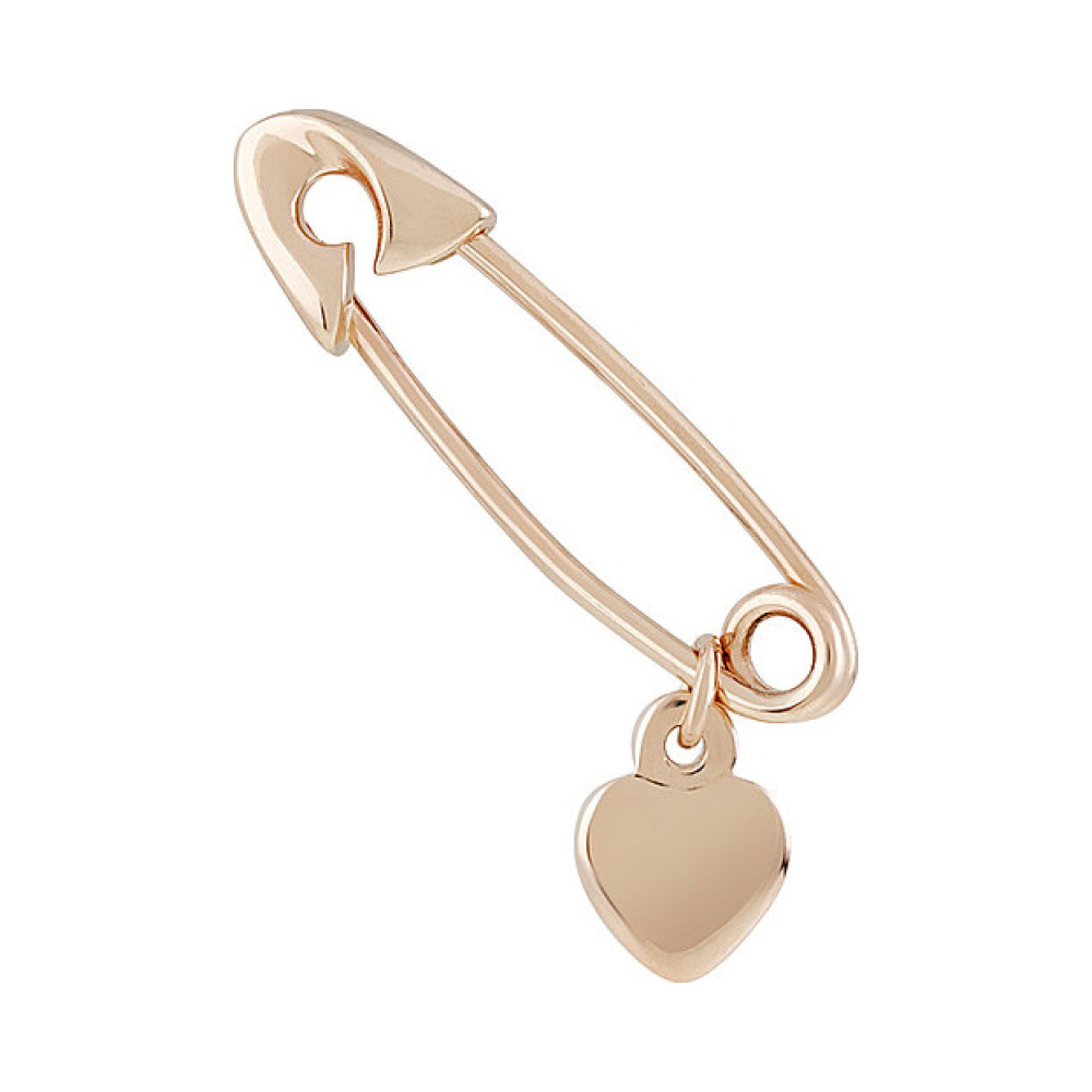 Золотая брошь без камня № 134914