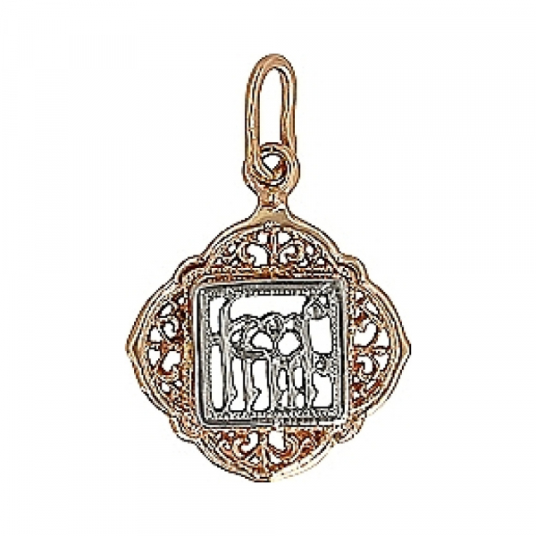 Золотая подвеска без камня № 70034