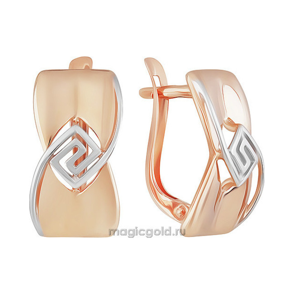 Золотые серьги  б\к № 163143