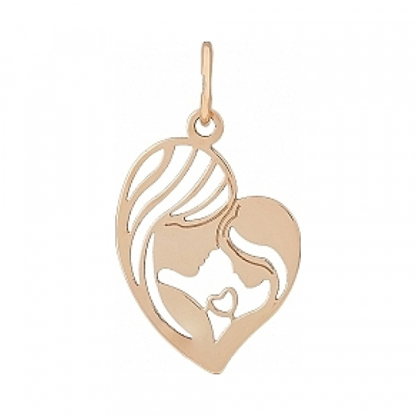 Золотая подвеска без камня № 106786