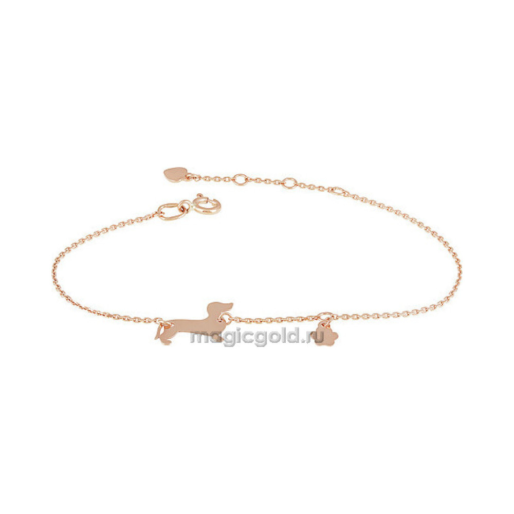 Золотой браслет без камня № 155889