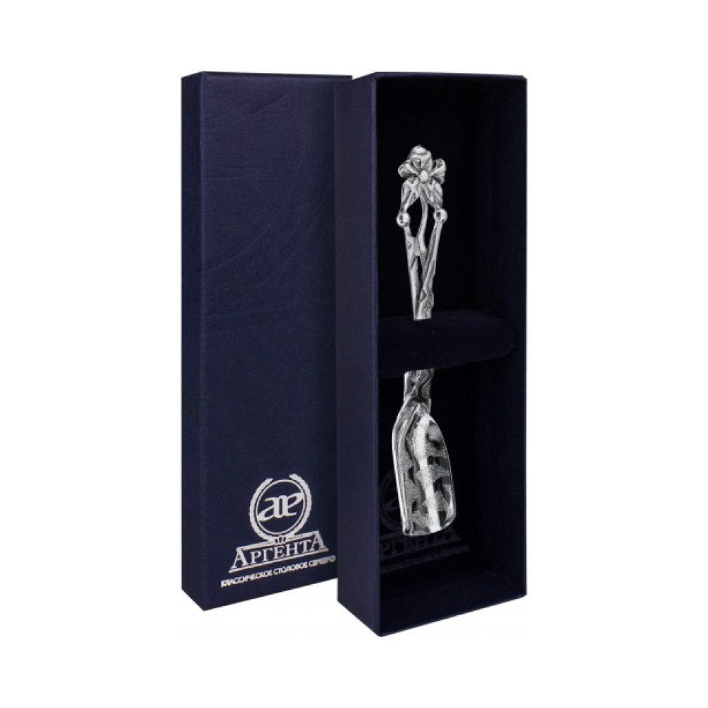 Серебряный совок для сахара «Чертополох»