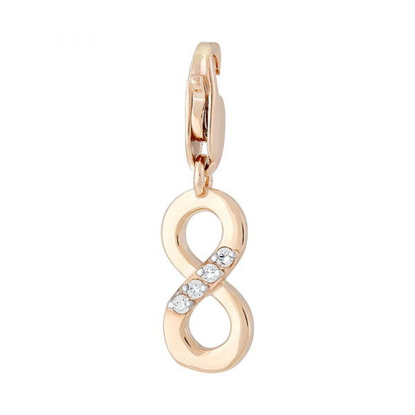 Золотая подвеска с фианитами № 129257