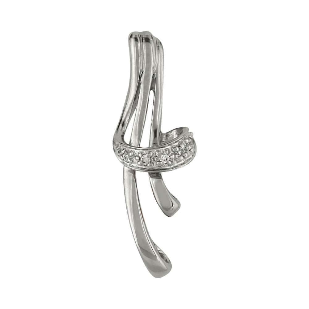 Золотая подвеска с бриллиантами № 98120