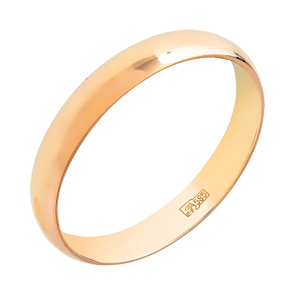 Золотое кольцо обручальное № 85175