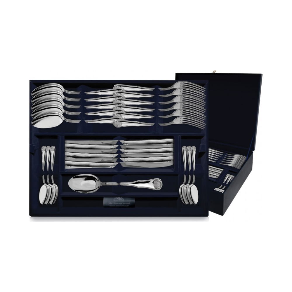 Серебряный столовый набор «Визит» 24 предмета