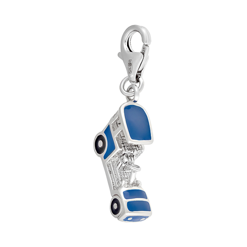Серебряная подвеска с эмалью № 77987