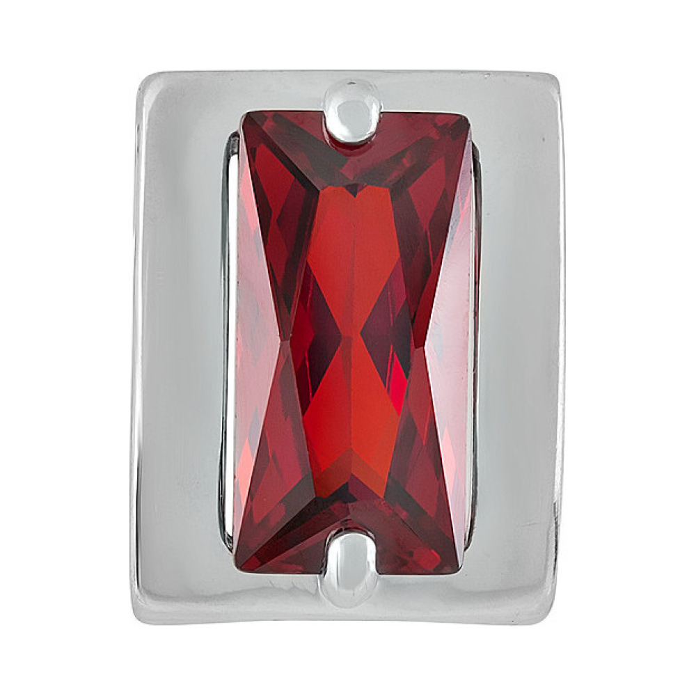 Серебряная подвеска с фианитом № 129690