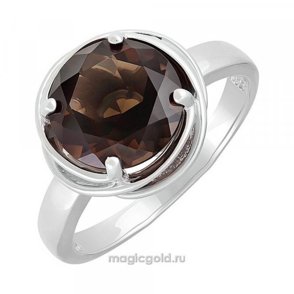 Серебряное кольцо с раухтопазом № 140147