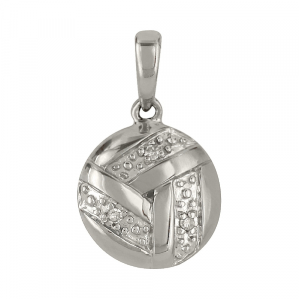 Золотая подвеска с бриллиантами № 98714