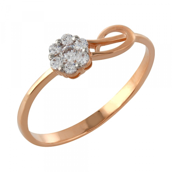 Кольцо с фианитом № 95782