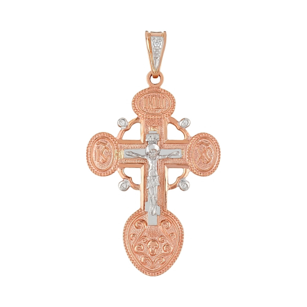 Крест с бриллиантом № 86142