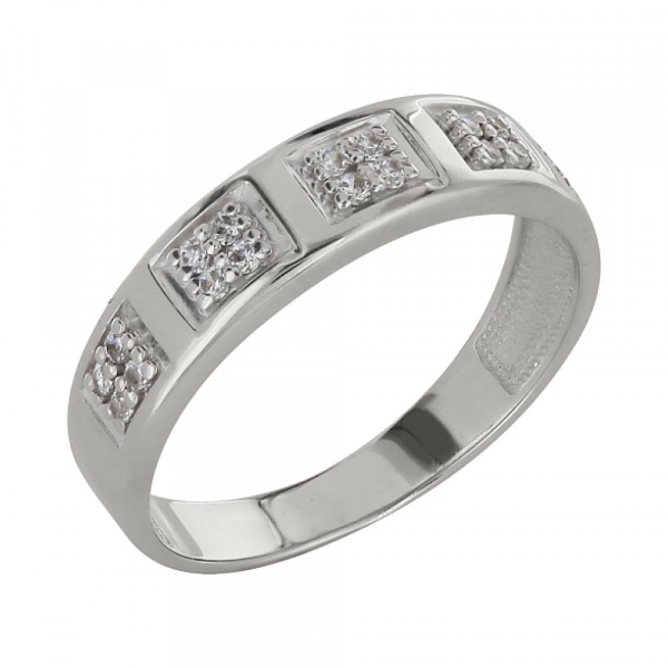 Кольцо с фианитом № 98380