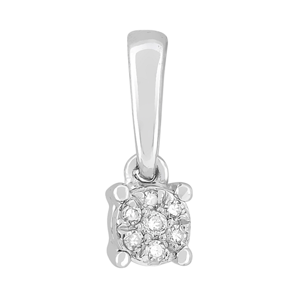 Золотая подвеска с бриллиантами № 105989