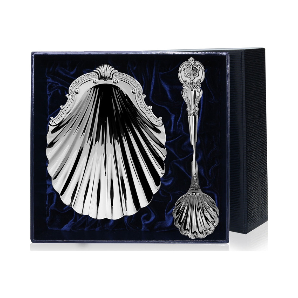 Серебряный набор «Волна»