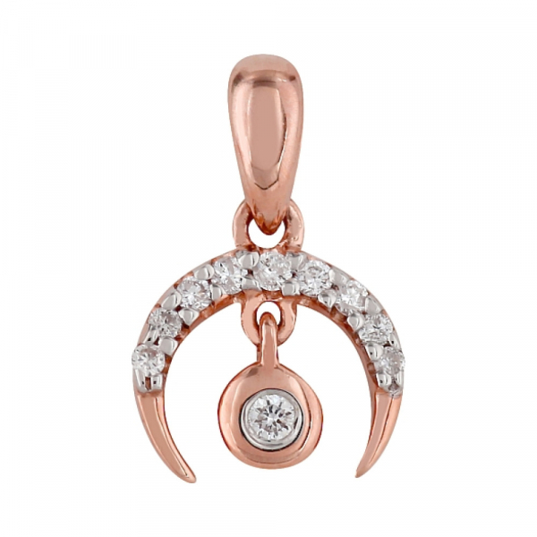 Золотая подвеска с бриллиантами № 98106