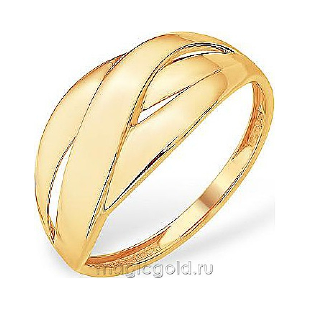 Золотое кольцо без камня № 174207