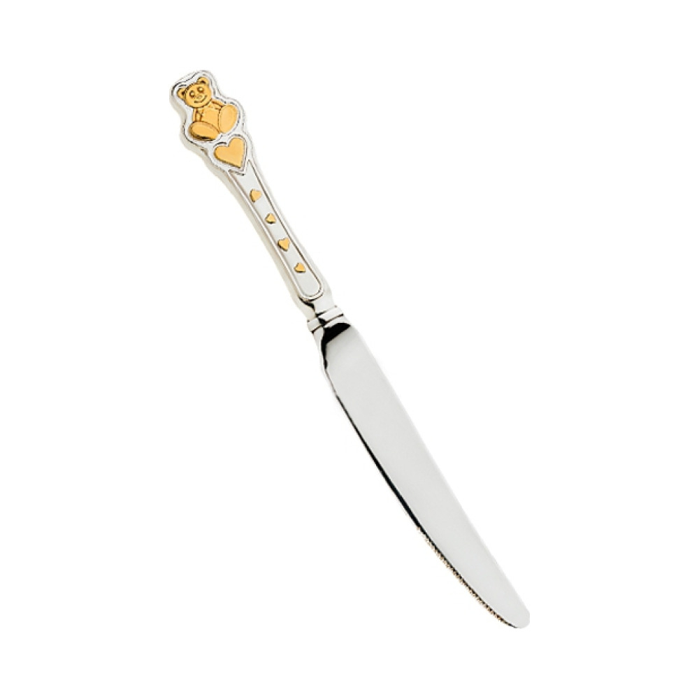 Нож детский "Мишка с сердечками" 418НЖ05802